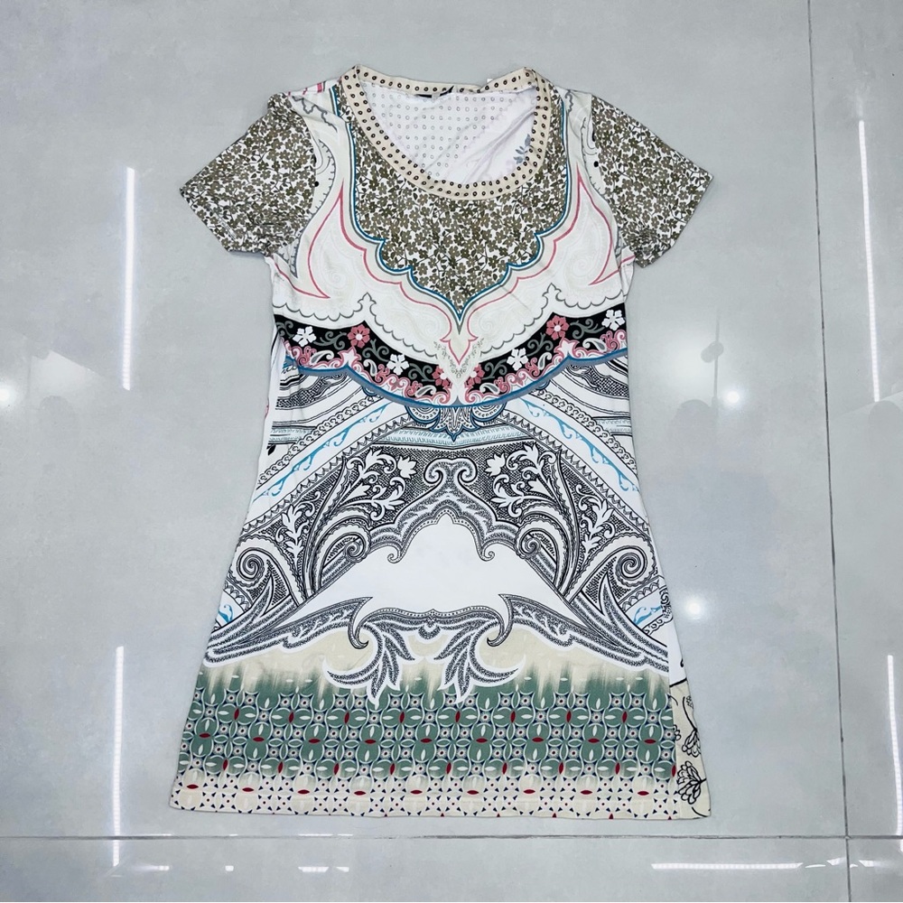 Etro Vintage short-sleeve print Shirt dress - Picture 6 of 10